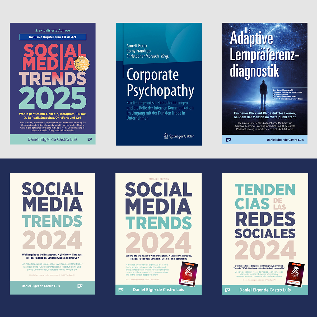 Meine bisher veröffentlichten Bücher